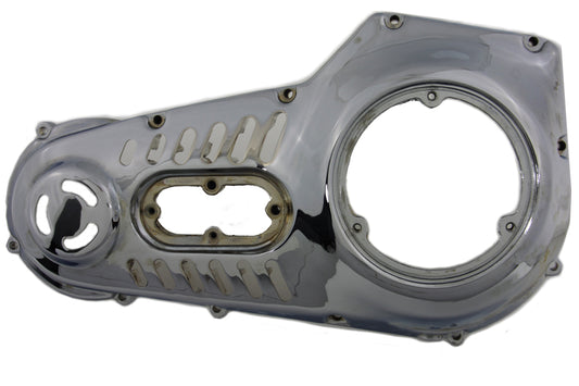 HARLEY Belüftete verchromte äußere Primärabdeckung passend für 0- Custom, Anwendung 1995-2006 FXST,