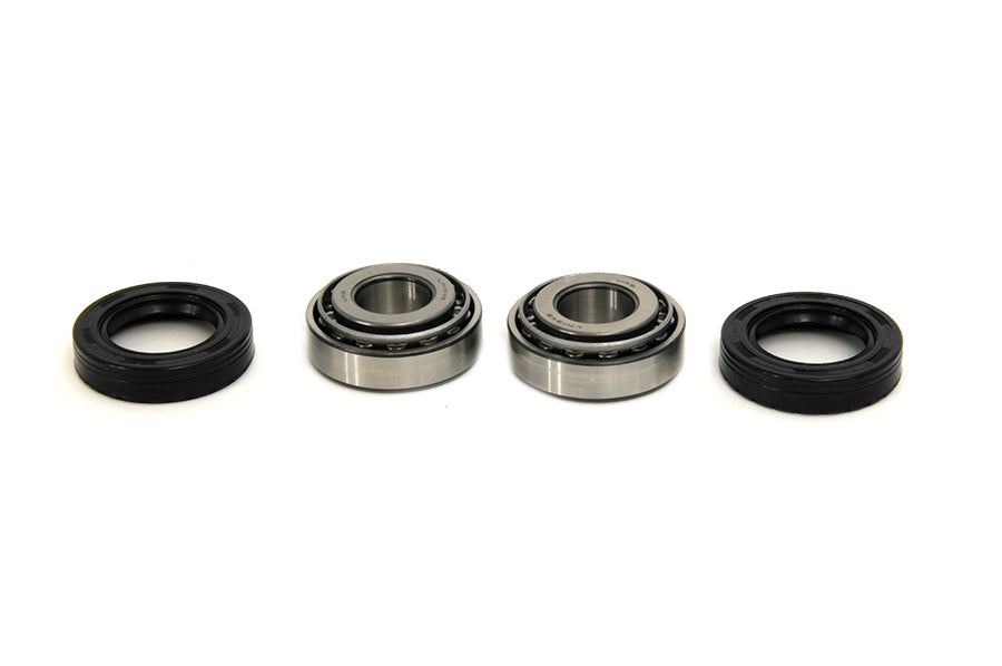 HARLEY Wheel Hub Bearing Race and Seal Kit fits 1984-1999 FXST, Front and Rear 1986-1999 FLST, Front and Rear 1986-1999 FLT, Rear 1973-1984 FX, Rear