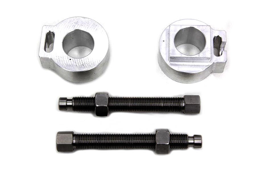 HARLEY Rear Rigid Axle Adjuster Kit fits 1941-1957 FL, 0- Custom, application with use of a 3/4 axle on Replica rigid frames"