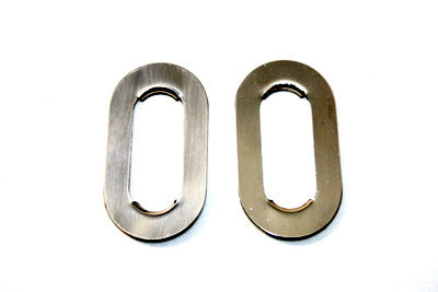 HARLEY Rear Axle Adjuster Slide Plate Stainless Steel fits 1984-2005 FXST, 1986-2005 FLST,