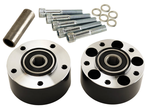 HARLEY Ultima Pulley Brake Dual Disc Spacer Black Fits Custom 0- , application