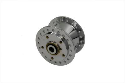 HARLEY Chrome Front Wheel Hub fits 1984-1999 XL, dual disc 1984-1994 FXR, dual disc 1984-1999 FXD,