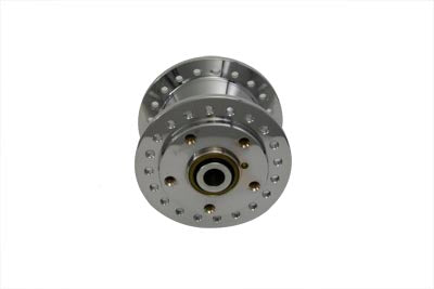 HARLEY Chrome Front Wheel Hub fits 1984-1999 XL, dual disc 1984-1994 FXR, dual disc 1984-1999 FXD,