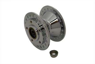 HARLEY Chrome Front Wheel Hub fits 1978-1983 FX, dual disc 1978-1983 FXE, dual disc 1978-1983 FXEF, dual disc 1978-1983 FXEF-80, 1978-1983 FXE-80,
