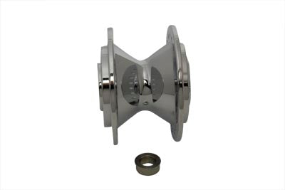 HARLEY Chrome Front Wheel Hub fits 1978-1983 FX, dual disc 1978-1983 FXE, dual disc 1978-1983 FXEF, dual disc 1978-1983 FXEF-80, 1978-1983 FXE-80,