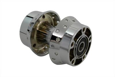 HARLEY Chrome Rear Wheel Hub 3/4 inch Bearings fits 2000-2001 FLT, 2000-2004 XL, 2000-2005 FXD, Standard 2000-2007 FXST, 2000-2007 FLST,