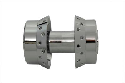 HARLEY Chrome Front Wheel Hub with 1 inch Bearings fits 2000-2007 FLT, Dual Disc