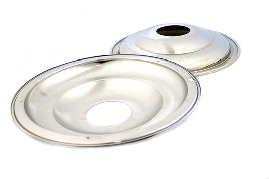 HARLEY 16 inch Rear Wheel Cover Set Chrome fits 1973-1984 FL, 1973-1984 FX,