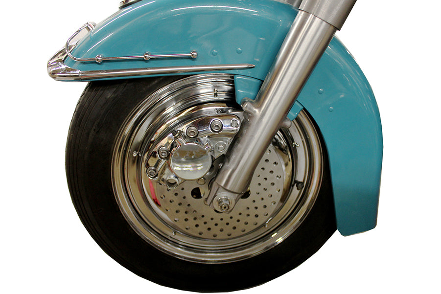 HARLEY 16 inch Front Wire Wheel Cover Set Chrome fits 1986-1999 XL, rear 1986-1999 FX, rear 1973-1984 FL, front 1973-1984 FX, rear