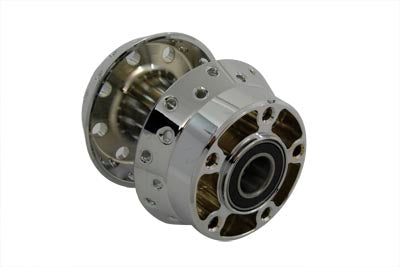 HARLEY Chrome Front Wheel Hub 1 inch Bearings fits 2006-2007 FXDWG, with 49mm fork, single disc