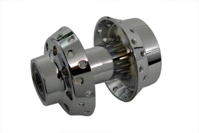HARLEY Chrome Front Wheel Hub 1 inch Bearings fits 2006-2007 FXDWG, with 49mm fork, single disc