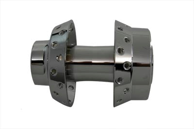 HARLEY Chrome Front Wheel Hub 1 inch Bearings fits 2006-2007 FXDWG, with 49mm fork, single disc