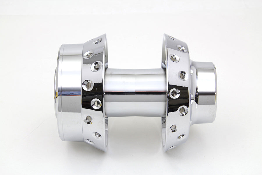HARLEY Chrome Front Wheel Hub 3/4 inch Bearings fits 2000-2006 FXST, single disc - front 2000-2007 FLSTC, single disc 2000-2007 FLST, 2000-2007 FXD