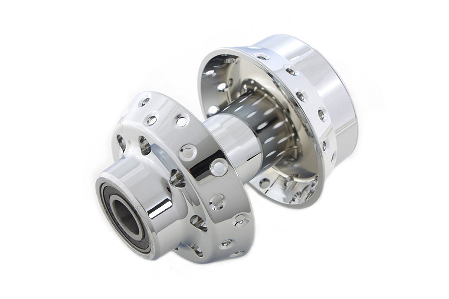 HARLEY Chrome Front Wheel Hub with 25mm Bearings fits 2008-2017 FXST, without ABS 2008-2017 FLST, without ABS 2008-2017 FXDWG, without ABS