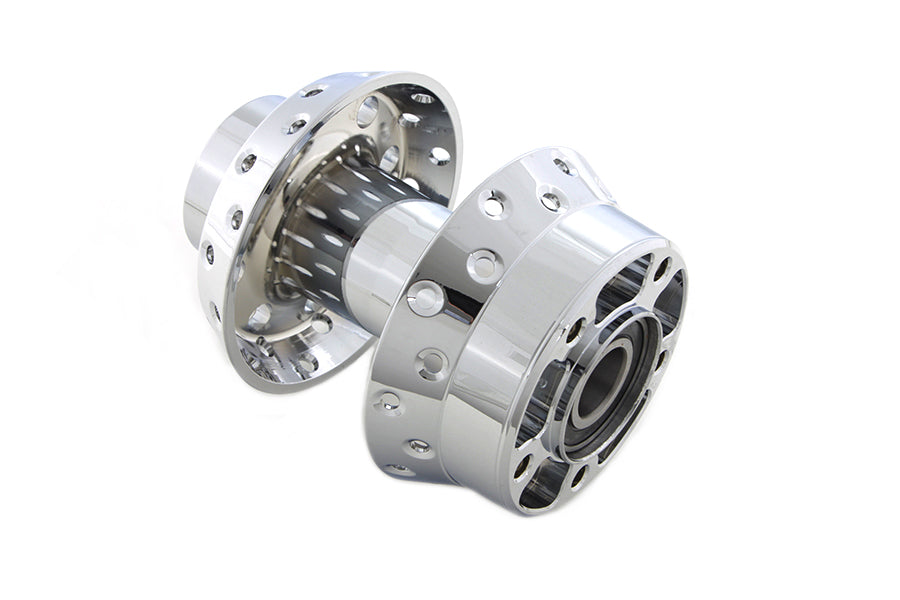 HARLEY Chrome Front Wheel Hub with 25mm Bearings fits 2008-2017 FXST, without ABS 2008-2017 FLST, without ABS 2008-2017 FXDWG, without ABS