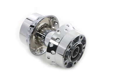 HARLEY Chrome Front Wheel Hub 25mm Bearings fits 2008-2008 FLT, dual disc, without ABS