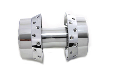 HARLEY Wheel Hub with 25mm Bearings Chrome fits 2008-UP FLT, Dual disc without ABS