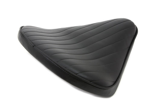 HARLEY Black Tuck and Roll Solo Seat Large Fits 0- Custom, application