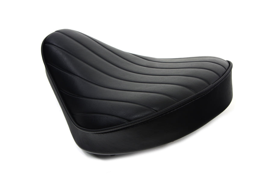 HARLEY Black Tuck and Roll Solo Seat Small fits 0- Custom, application