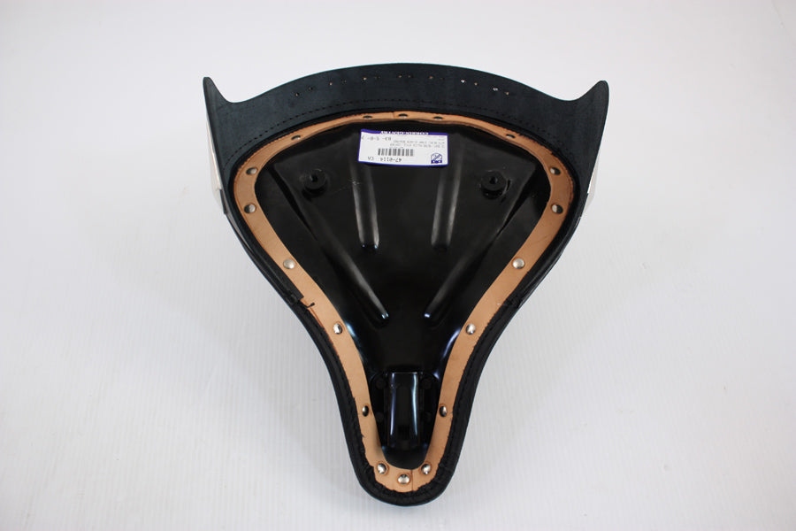 HARLEY Black Leather Metro Police Solo Seat fits 0- Custom, application