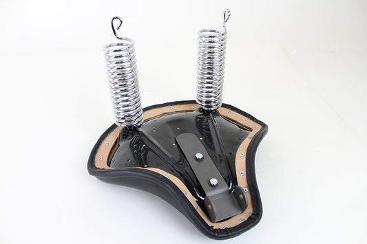 HARLEY Black Leather Solo Seat fits 1948-1965 Hummer, Hummer