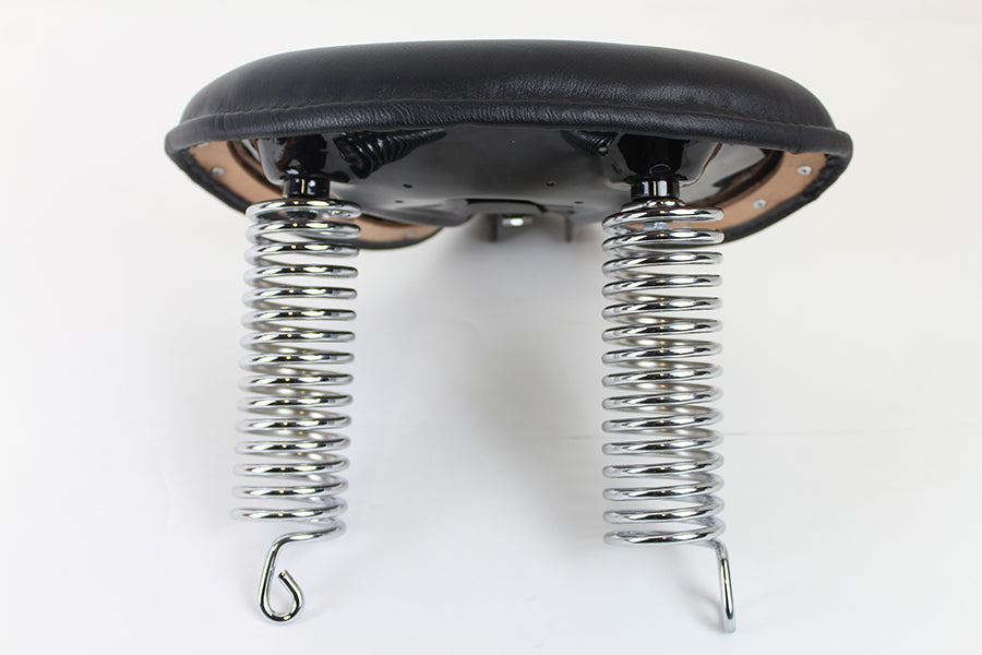 HARLEY Black Leather Solo Seat fits 1948-1965 Hummer, Hummer