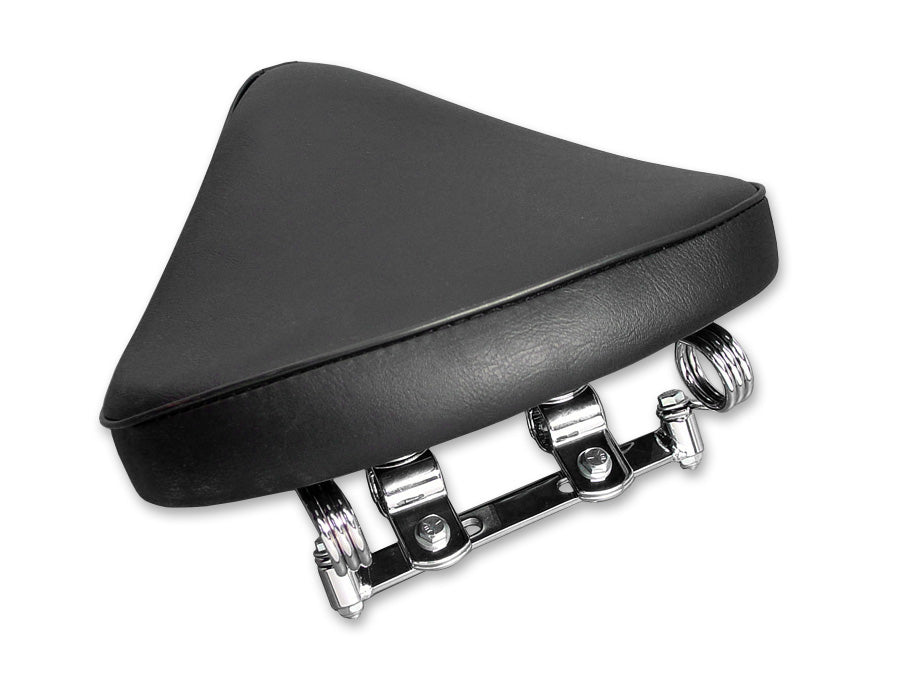 HARLEY Black Vinyl Solo Seat and Mount Kit fits 0- Custom, application for rigid frames
