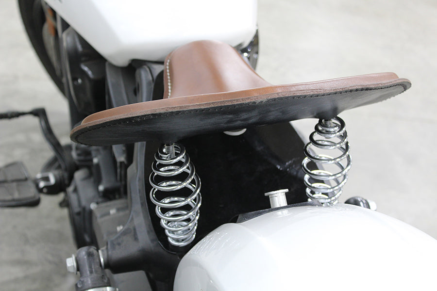 HARLEY Indian Scout Leather Solo Seat Kit Brown fits 2015-UP Scout, 0- All, solo seats