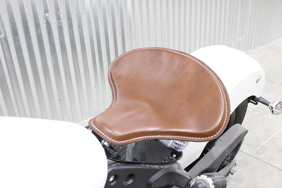 HARLEY Indian Scout Leather Solo Seat Kit Brown fits 2015-UP Scout, 0- All, solo seats