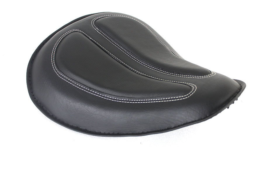 HARLEY Bates Solo Spring Saddle Black fits 2004-2006 XL, 2010-UP XL, 2006-2017 FXD, 2008-UP FLS, 2008-UP FLSS, 2008-UP FLSTC, 2008-UP FLS