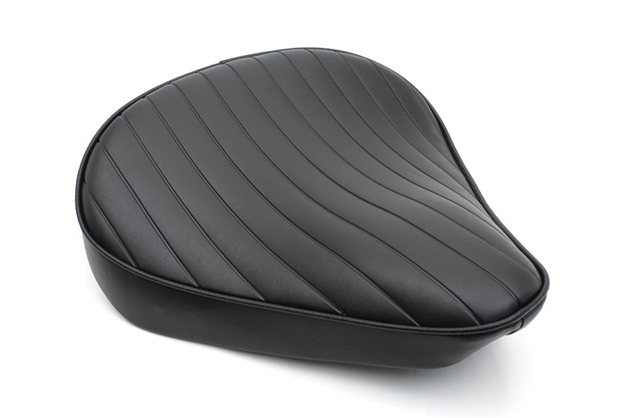 HARLEY Black Tuck and Roll Solo Seat Large fits 0- Custom, application