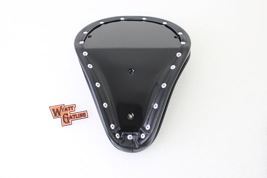 HARLEY Black Tuck and Roll Solo Seat Small Fits 0- Custom, application
