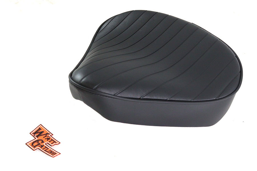 HARLEY Black Tuck and Roll Solo Seat Large fits 0- Custom, application