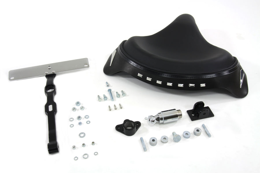 HARLEY Black Police Solo Seat Kit fits 1984-1999 FXST, 1986-1999 FLST, 1984-1999 FXST,