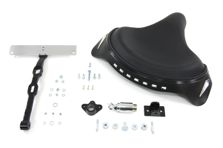 HARLEY Black Police Solo Seat Kit fits 1984-1999 FXST, 1986-1999 FLST, 1984-1999 FXST,