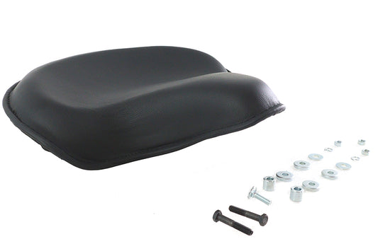 HARLEY Replica Black Leather Deluxe Solo Seat without Skirt fits 1936-1940 EL, 1941-1984 FL, 1929-1952 WL, 1930-1936 VL, 1937-1948 UL, 1937