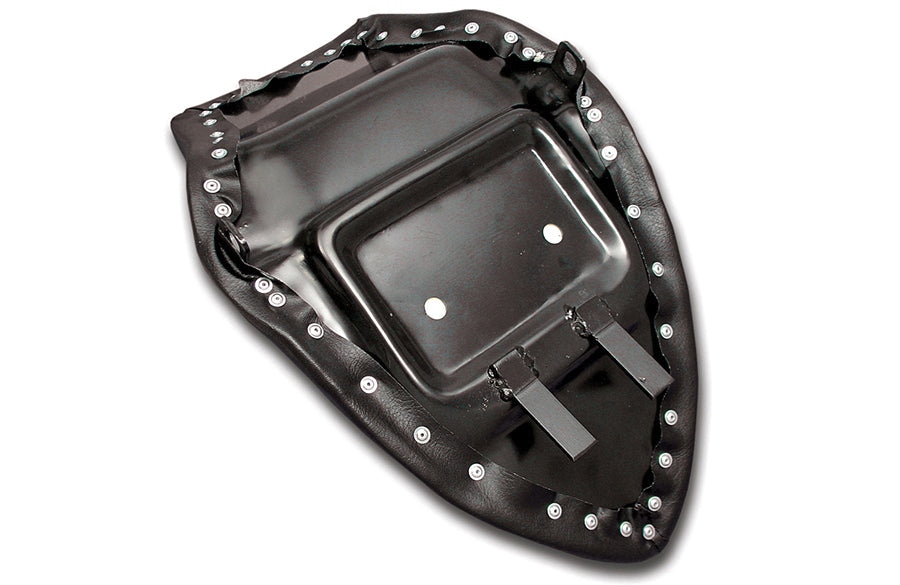 HARLEY Black Vinyl Frame Mount Solo Seat fits 1970-1984 FX, 1965-1984 FL,