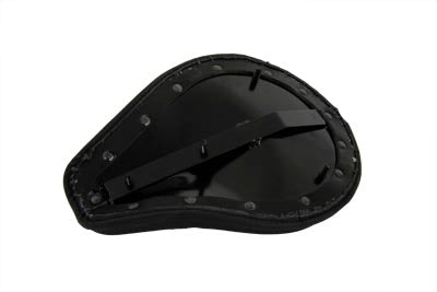 HARLEY Velocipede Black Leather Solo Seat fits 0- Custom, application