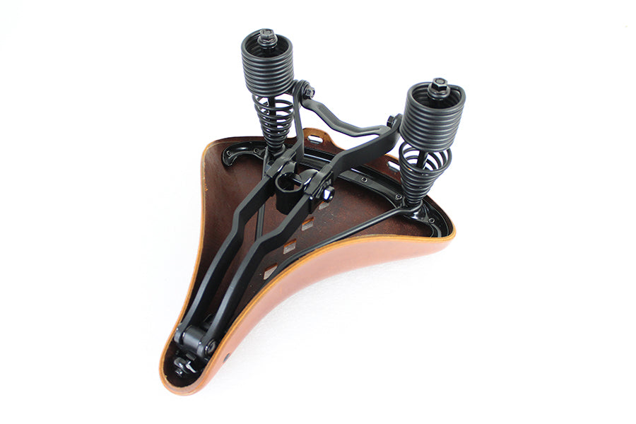 HARLEY Replica Troxel Solo Saddle Formed Leather Honey Brown fits 1914-1917 F,