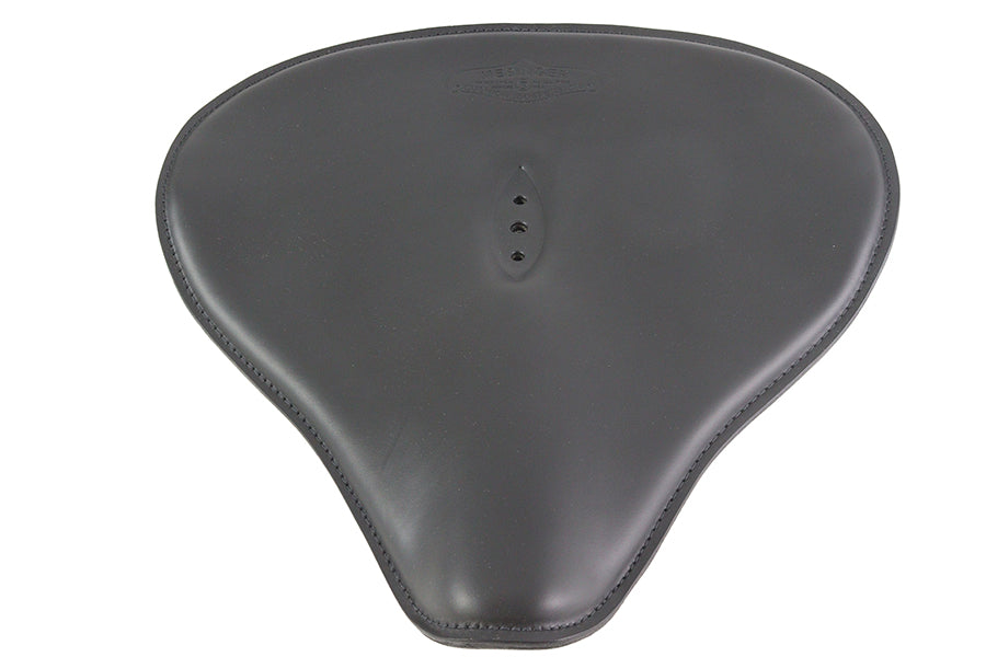 HARLEY Replica Black Leather Solo Seat fits 0- Custom, application