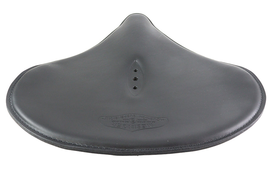 HARLEY Replica Black Leather Solo Seat fits 0- Custom, application