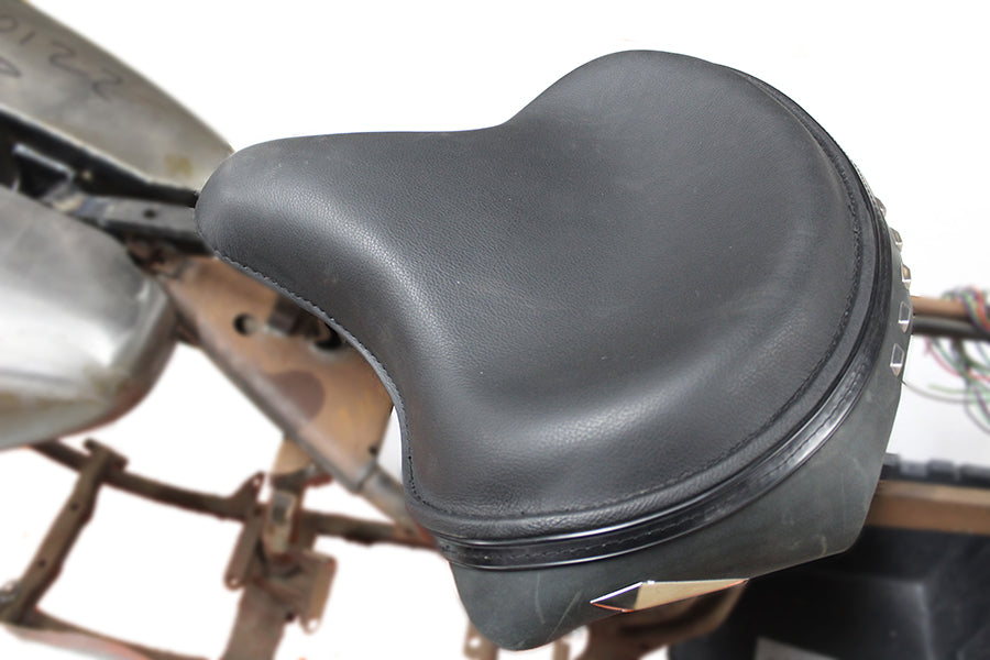 HARLEY Black Police Solo Seat Kit fits 1986-1999 FLST, 1986-1999 FXST, 1986-1999 FLSTF,