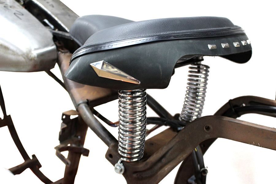HARLEY Black Police Solo Seat Kit fits 1986-1999 FLST, 1986-1999 FXST, 1986-1999 FLSTF,