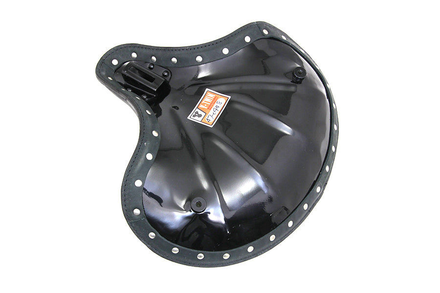 HARLEY Corbin Gentry Black Leather Thin Solo Seat fits 1941-1984 FL, 1937-1972 G, 1937-1948 UL, 1936-1940 EL, 1930-1936 VL, 1929-1952 WL,