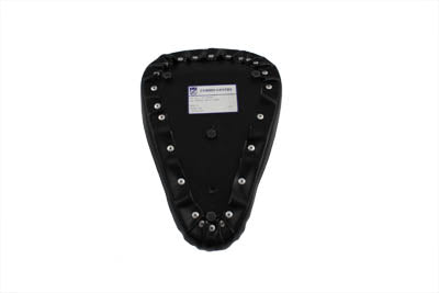 HARLEY Button Style Micro Solo Seat fits 0- Custom, application for Rigid and Softail style frames