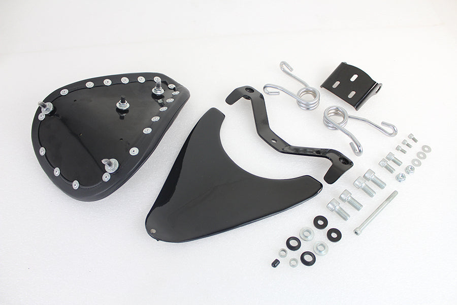 HARLEY Spring Mount Bates Tuck and Roll Solo Seat Kit fits 2004-2006 XL, 2010-UP XL,
