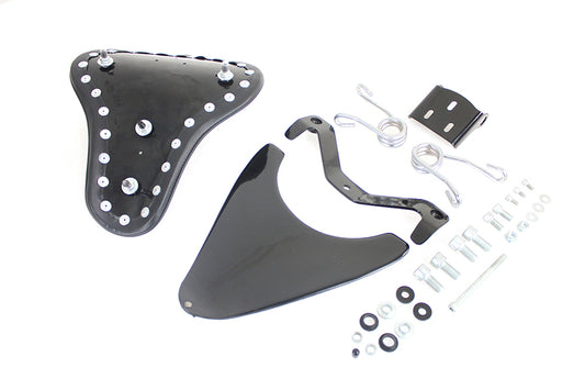 HARLEY Spring Mount Bates Smooth Solo Seat Kit fits 2004-2006 XL, 2010-UP XL,