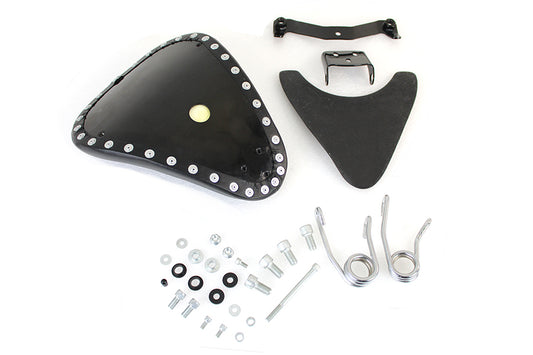 HARLEY Spring Mount Bates Tuck and Roll Solo Saddle Seat Kit fits 2004-2006 XL, 2010-UP XL,