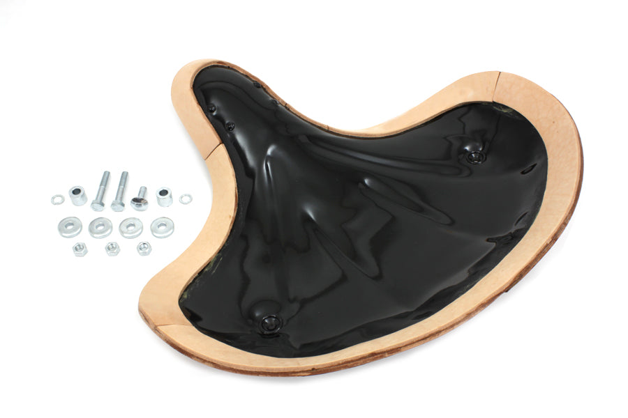 HARLEY Natural Leather Early Knucklehead Solo Seat Pan fits 1936-1940 EL, 1941-1984 FL, 1929-1952 WL, 1930-1936 VL, 1937-1948 UL, 1937-1972