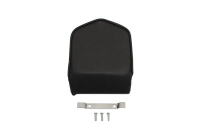 HARLEY Smooth Black Pointed Sissy Bar Pad fits 0- All, models with 16 tall sissy bar"